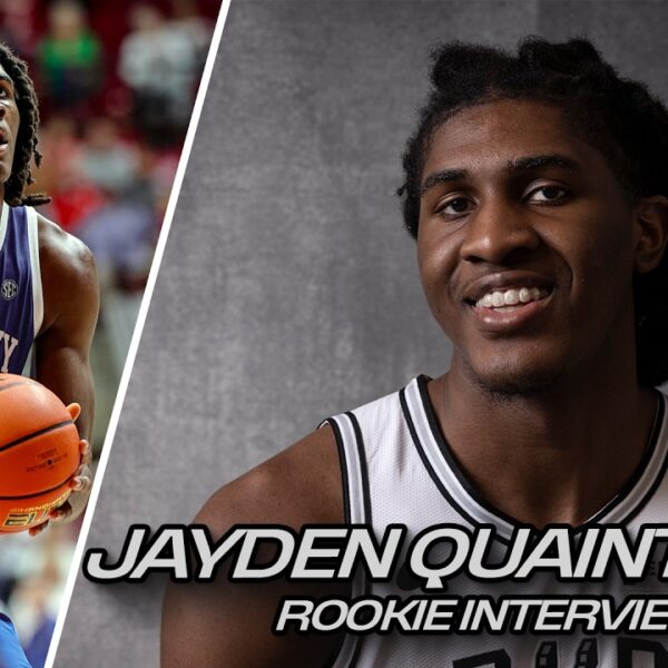 Jayden Quaintance’s FIRST Interview as a Spur – 2026 Spurs NBA Draft Class