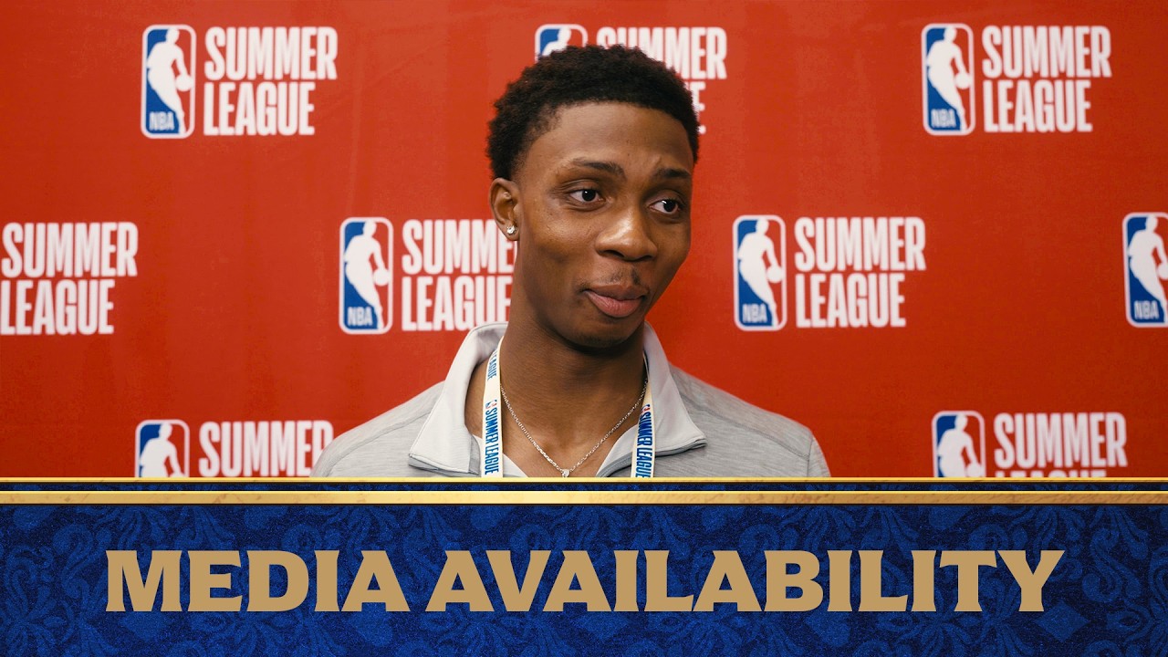 Joe Boylan & Tobi Lawal Summer League Media Availability vs LAL 7 12 26