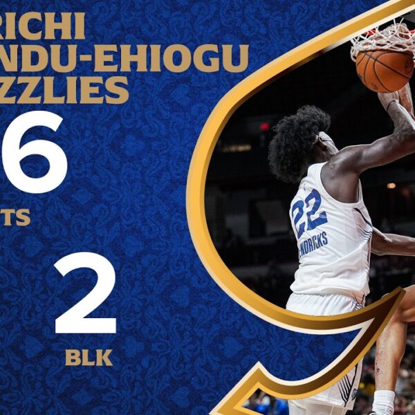 Kaodirichi Akobundu Ehiogu (16 PTS) Highlights vs. Memphis Grizzlies Summer League July 13, 2026