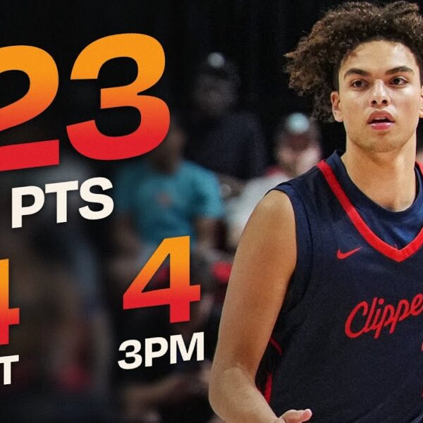 Keaton Wagler COOKED with 23 PTS vs the Jazz July 12, 2026