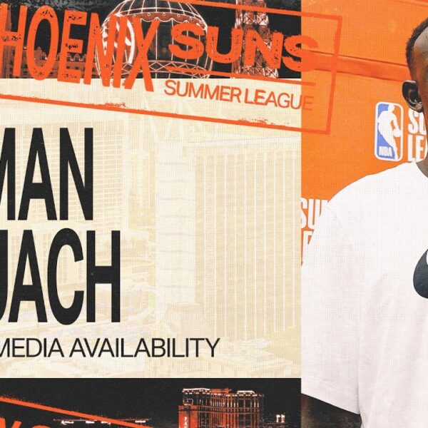 Khaman Maluach Phoenix Suns Summer League Postgame Media Availability
