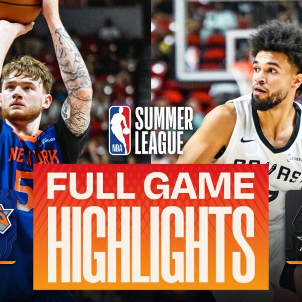 KNICKS vs SPURS LAS VEGAS SUMMER LEAGUE FULL GAME HIGHLIGHTS July 11, 2026