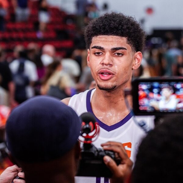 Koa Peat Postgame On-Court Interview after Summer League win vs Portland Trailblazers