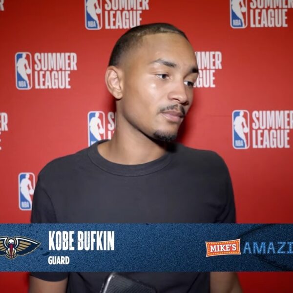 Kobe Bufkin Postgame Interview 2026 NBA Summer League July 9, 2026