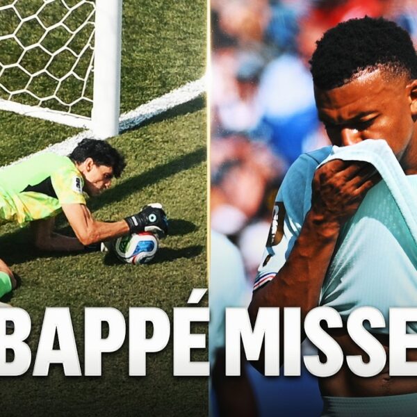 Kylian Mbappé DENIED from the Spot Morocco’s Yassine Bounou Makes SAVE to Keep Game Scoreless