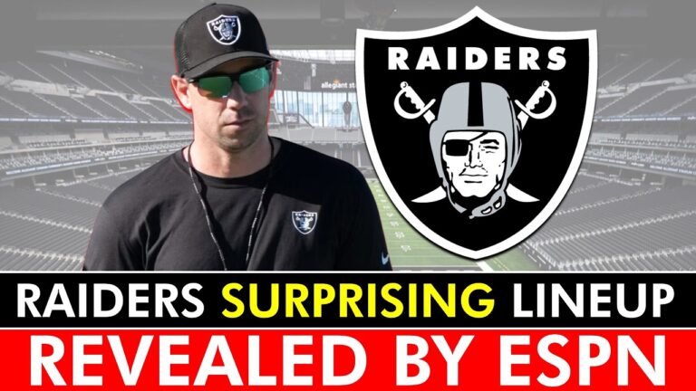 Las Vegas Raiders SURPRISE Starting Lineup Revealed By ESPN Before Training Camp Raiders Rumors
