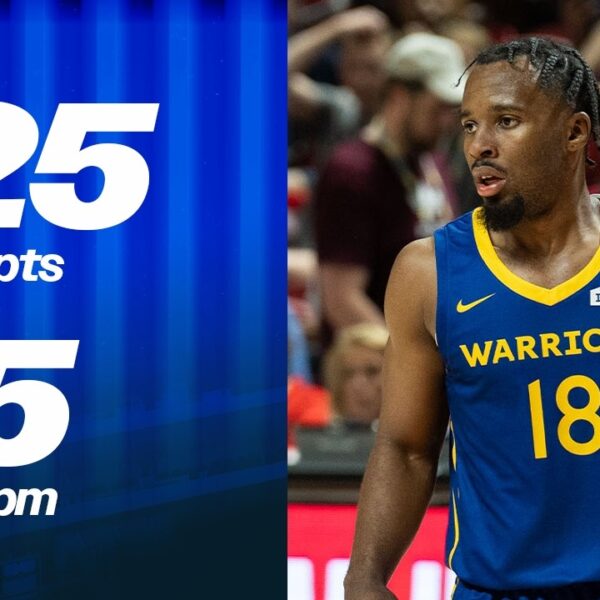 LJ Cryer Drops 25PTS, 5 3PM in Warriors Summer League Win over Mavericks