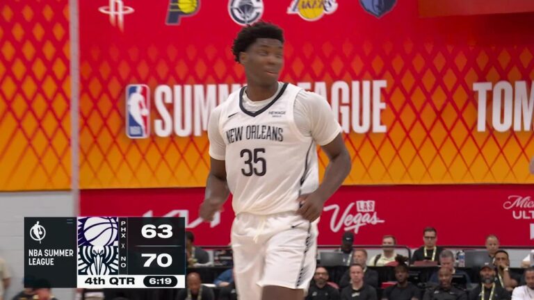 Malik Dia Highlights vs. Phoenix Suns 2026 Pelicans Summer League 7 12 26