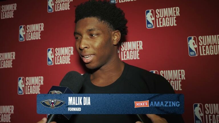 Malik Dia Postgame Interview 2026 NBA Summer League July 12, 2026
