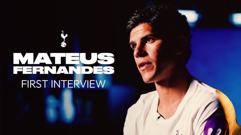 Mateus Fernandes’ first interview as a Spurs player