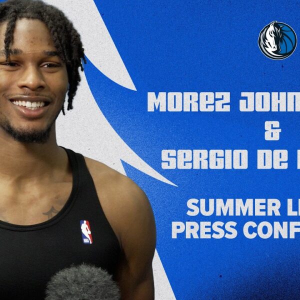 Morez Johnson Jr. & Sergio De Larrea Press Conference 7 6 26