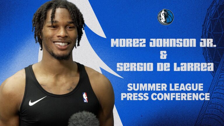 Morez Johnson Jr. & Sergio De Larrea Press Conference 7 6 26