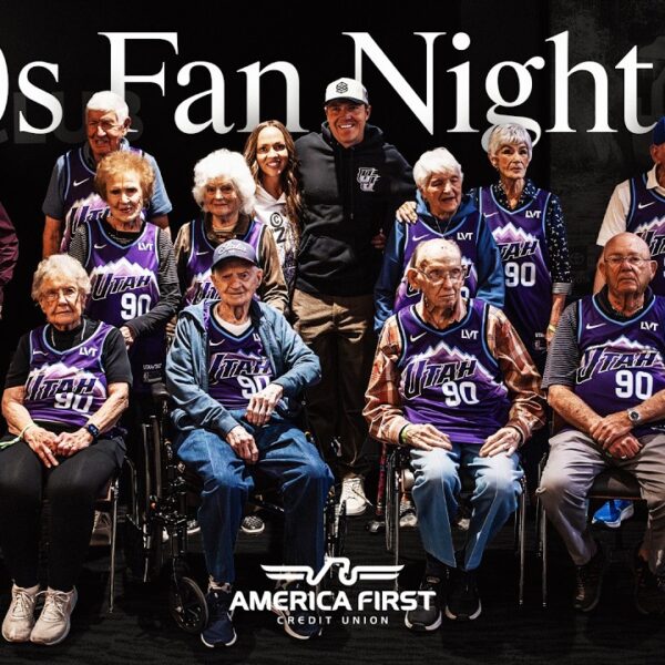 Ninety Years Young: Lifelong Utah Jazz fans receive an unforgettable experience