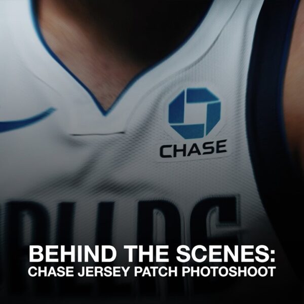 Official Patch Partnership Chase x Dallas Mavericks BTS Photoshoot