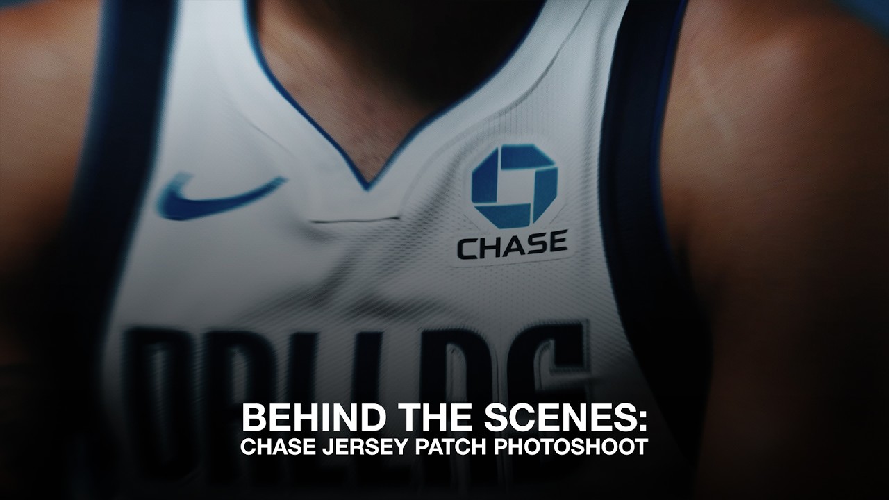 Official Patch Partnership Chase x Dallas Mavericks BTS Photoshoot