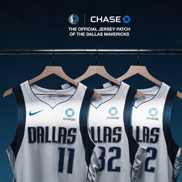 Official Patch Partnership Dallas Mavericks x Chase Worn by the City