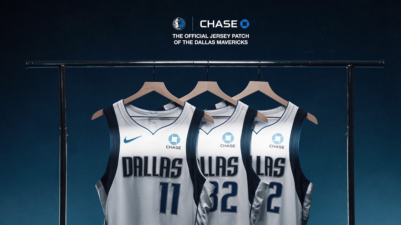 Official Patch Partnership Dallas Mavericks x Chase Worn by the City