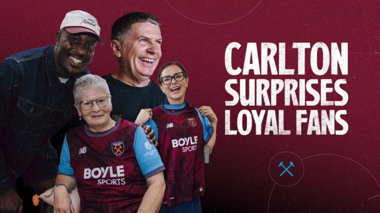 OH MY GOD! Carlton Cole Surprises West Ham Fans With Exclusive New Kit!