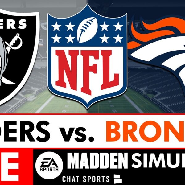 Raiders vs. Broncos LIVE NFL Madden Simulation Week 15 Raiders Report Season