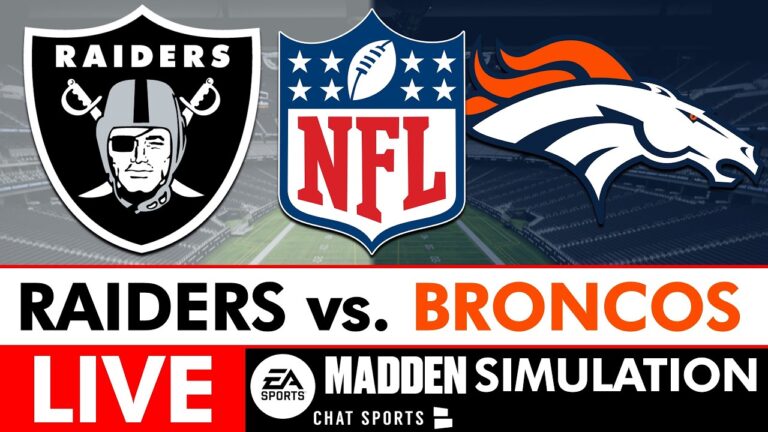 Raiders vs. Broncos LIVE NFL Madden Simulation Week 15 Raiders Report Season