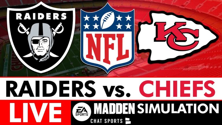 Raiders vs. Chiefs LIVE NFL Madden Simulation Week 18 Raiders Report Season AFC West Championship
