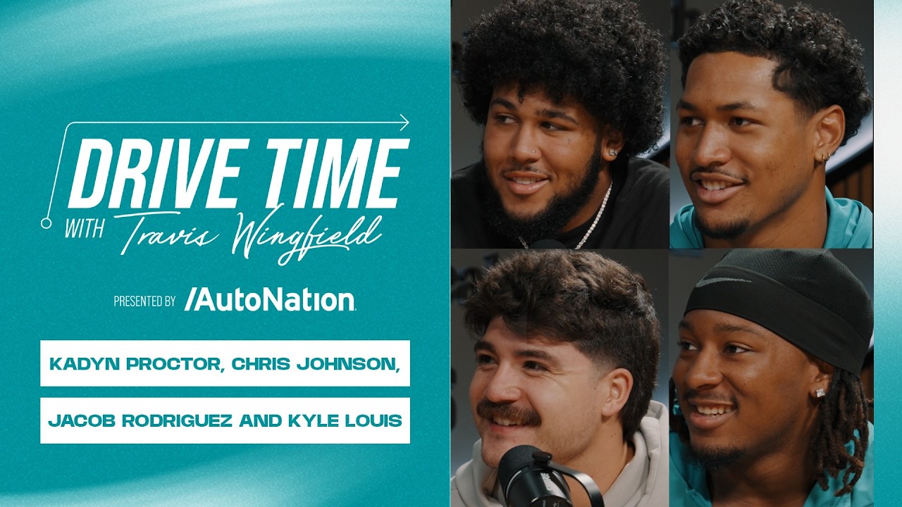 Rookies Kadyn Proctor, Chris Johnson, Jacob Rodriguez and Kyle Louis join the Drive Time Podcast