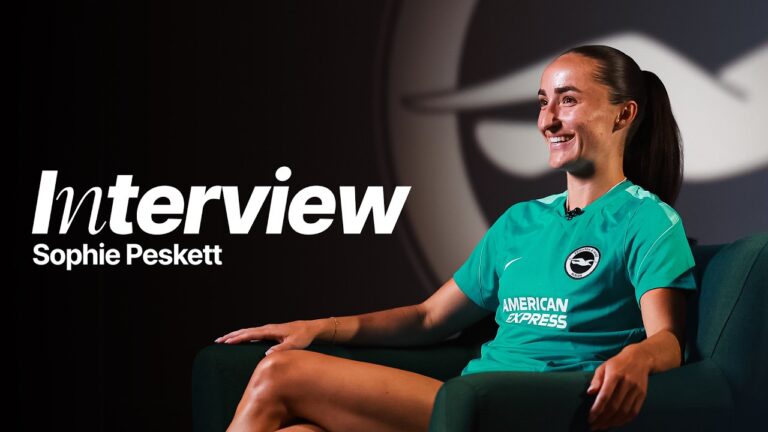 Sophie Peskett’s first Albion interview!