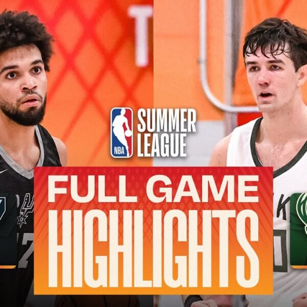 SPURS vs BUCKS LAS VEGAS SUMMER LEAGUE FULL GAME HIGHLIGHTS July 12, 2026