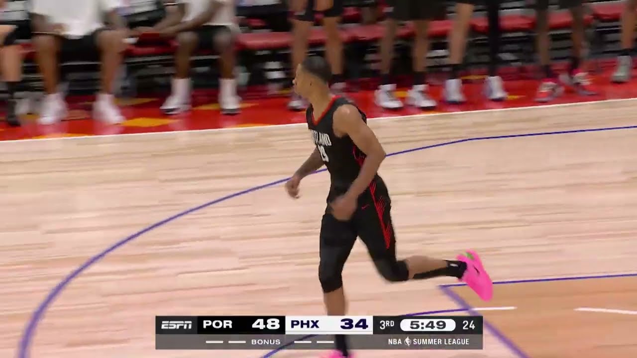 Summer League Game Highlights Suns 81, Trail Blazers 79 July 10, 2026 Portland Trail Blazers