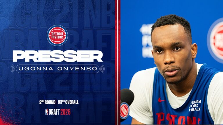 Ugonna Onyenso Introductory Press Conference NBA Draft 2026