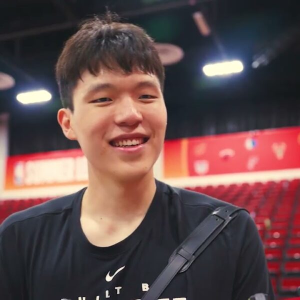 Yang Hansen Postgame Interview July 10, 2026 vs. Suns Portland Trail Blazers