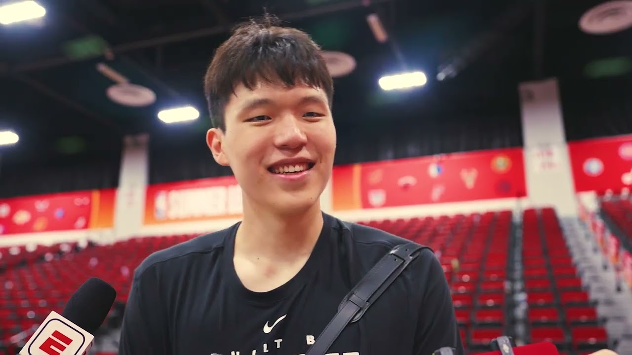 Yang Hansen Postgame Interview July 10, 2026 vs. Suns Portland Trail Blazers